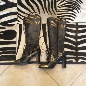 John Fluevog Boots size 11.5 W 9.5 M